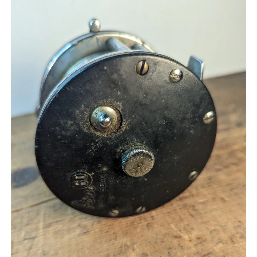 Vintage PENN Long Beach 60 Tackle Reel Cool Handle